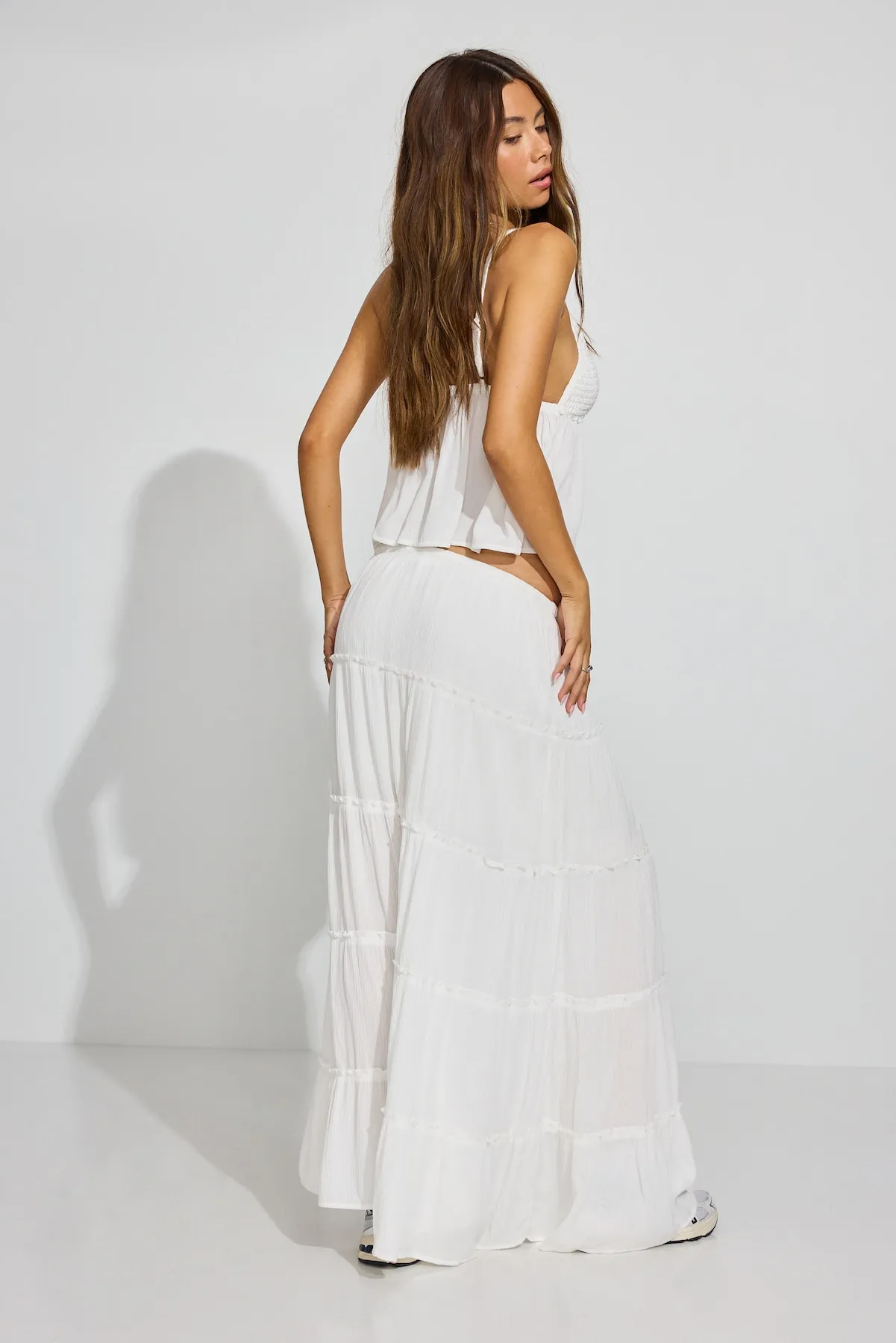 Tiered Maxi Skirt sold by Garage product image thumbnail 3