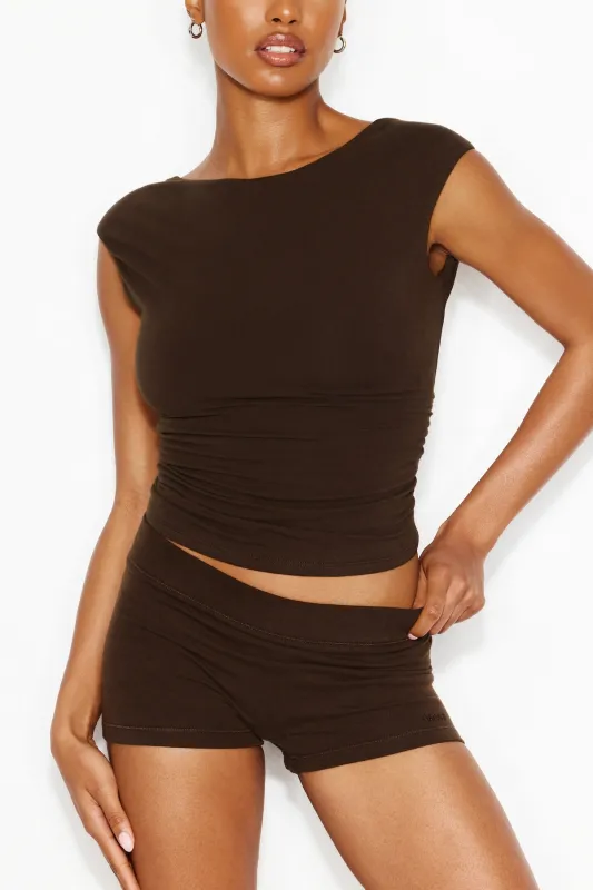 SuperSoft Ruched Back Top made by Garage