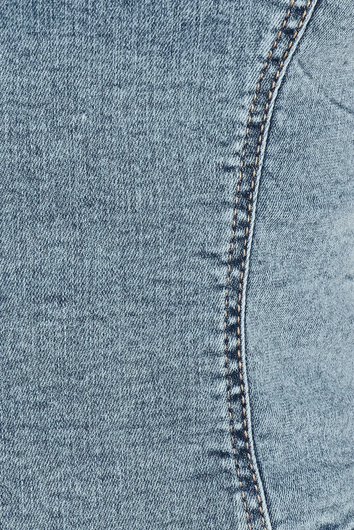 Denim Plunge Halter Top - Garage - Blue - Women Clothing sold by Garage product image thumbnail 5
