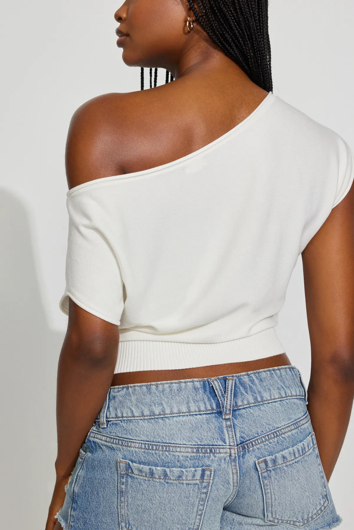 Romi Asymmetric Cinched Waist Sweater sold by Garage product image thumbnail 3