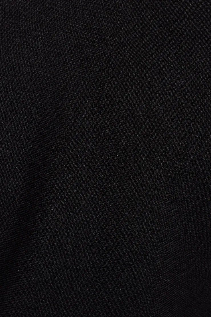Romi Asymmetric Cinched Waist Sweater - Garage - Black - Women Clothing sold by Garage product image thumbnail 4