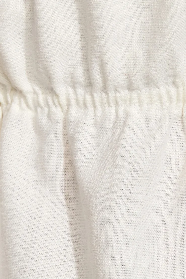 Linen Flyaway Halter Top - Garage - White - Women Clothing sold by Garage product image thumbnail 4