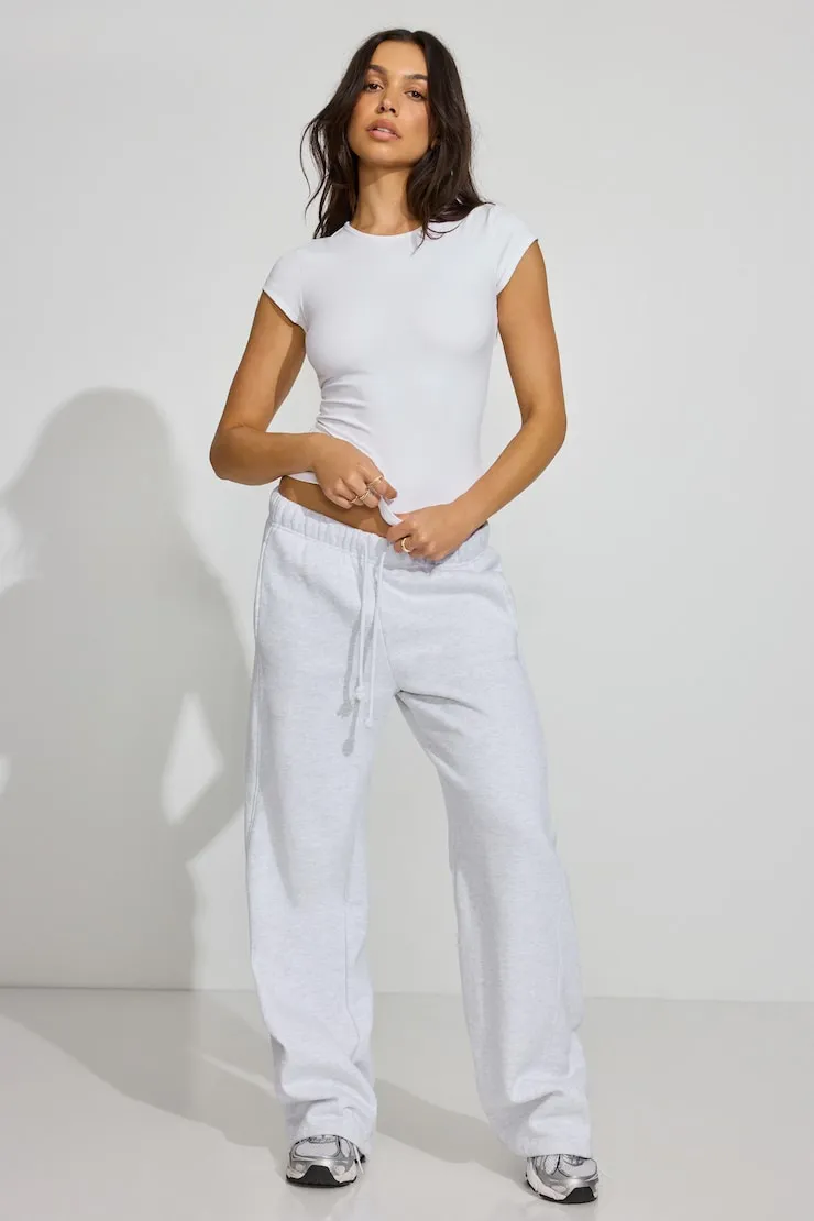 Sleek Crewneck T-Shirt - Garage - White - Women Clothing sold by Garage product image thumbnail 2