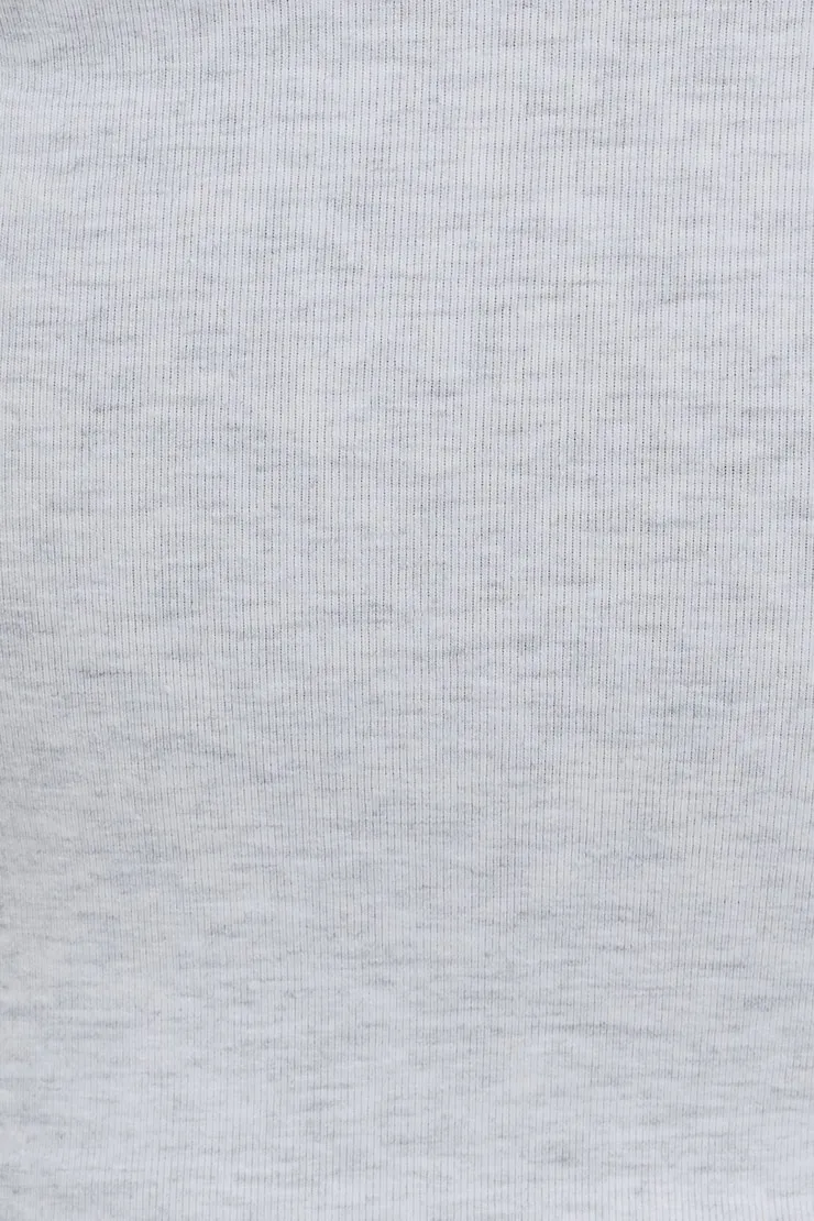 Cotton Sleek V-Neck Cami Top - Garage - Greys - Women Clothing sold by Garage product image thumbnail 5