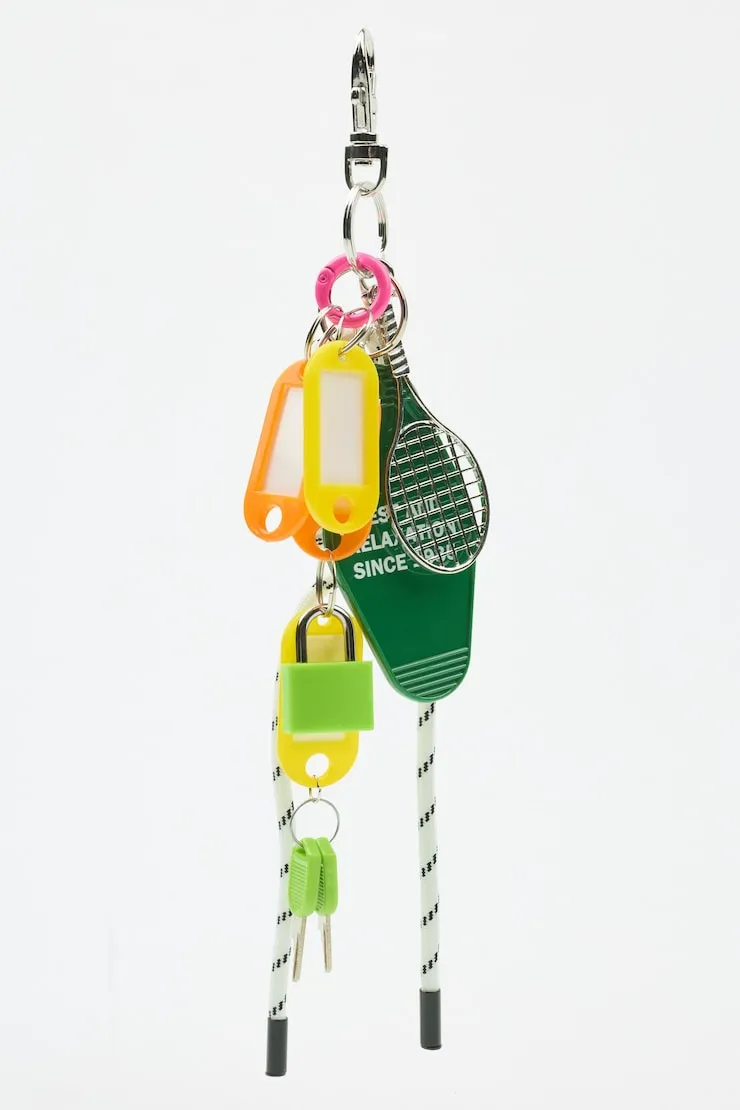 Sporty Cord & Racquet Bag Charms - Garage - Black - Women Clothing sold by Garage product image thumbnail 2