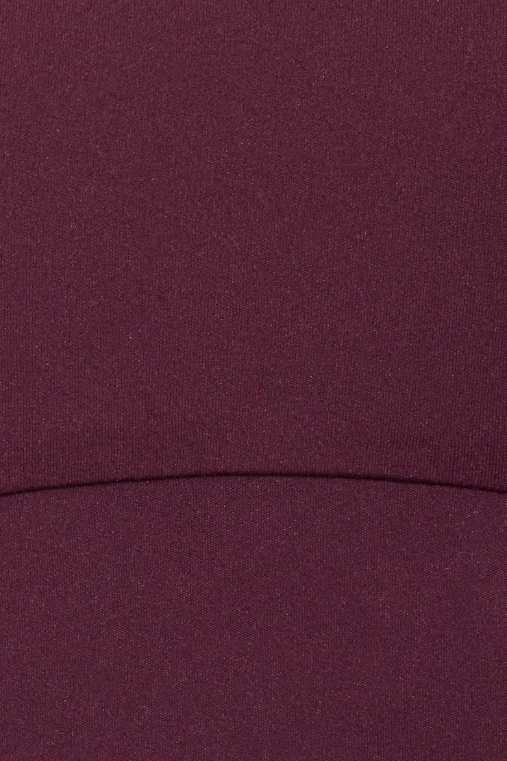 Sleek Underbust Crossback Cami Top - Garage - Burgundy - Women Clothing sold by Garage product image thumbnail 5