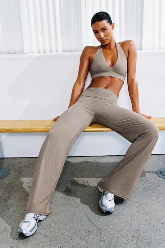 Perfect Peach Active Pants - Garage - Beige - Women Clothing made by Garage