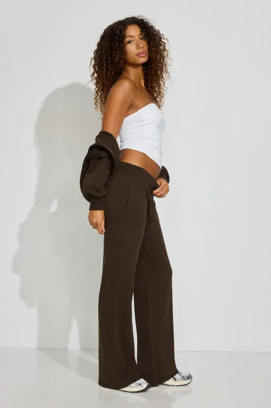 Snatch Booty Terry Pants - Garage - Brown - Women Clothing made by Garage
