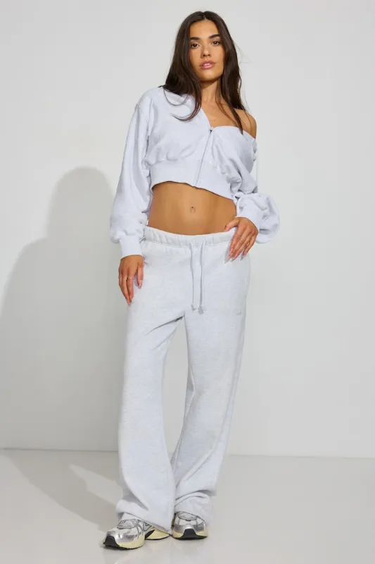 UltraFleece Straight Leg Sweatpants - Garage - Greys - Women Clothing made by Garage