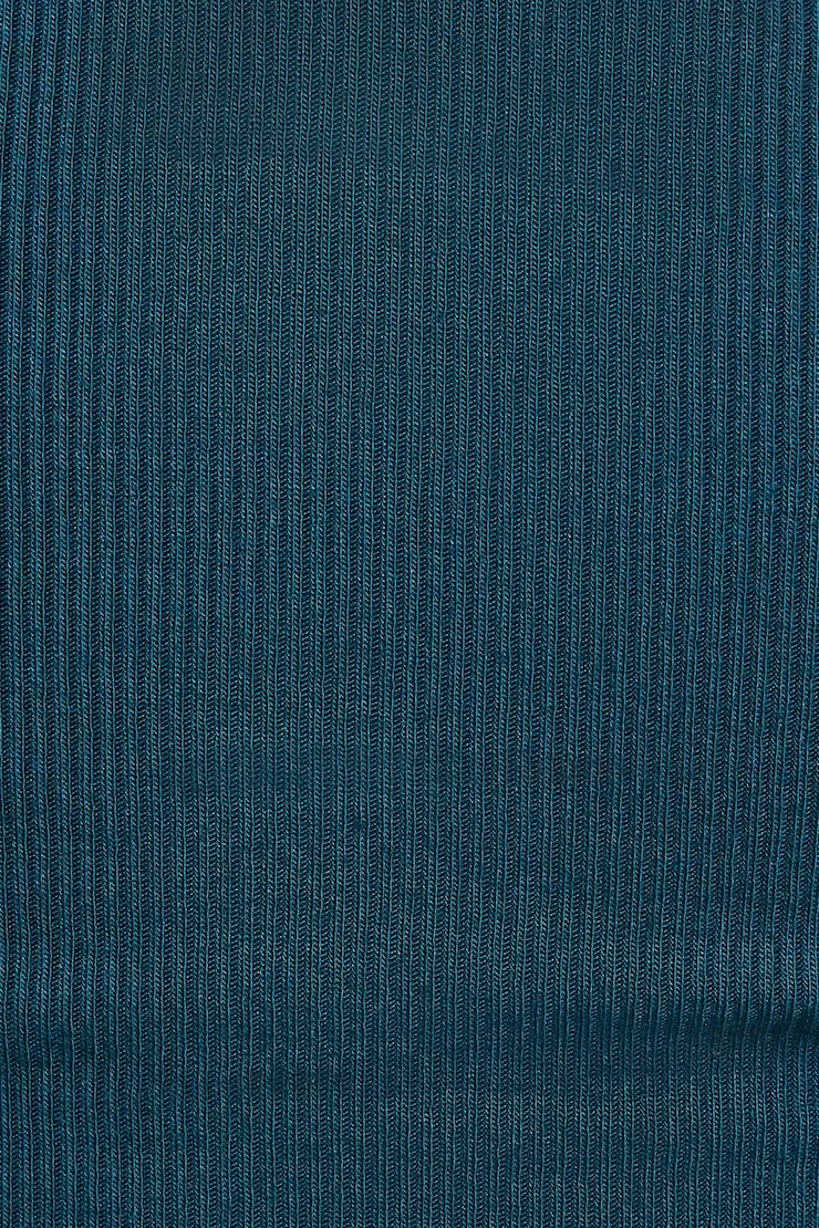 Crossover Long Sleeve Top - Garage - Blue - Women Clothing sold by Garage product image thumbnail 4
