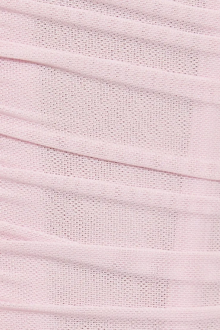 Ally Mesh Peekaboo Bustier - Garage - Pink - Women Clothing sold by Garage product image thumbnail 4