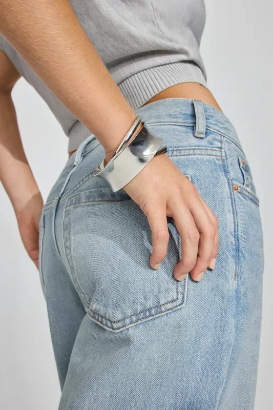 Set of 3 Convex & Wave Bangles - Garage - Greys - Women Clothing made by Garage