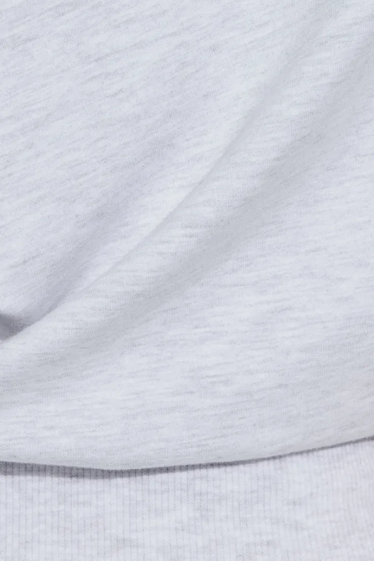 StretchTerry™ Off Shoulder Top - Garage - Greys - Women Clothing sold by Garage product image thumbnail 4