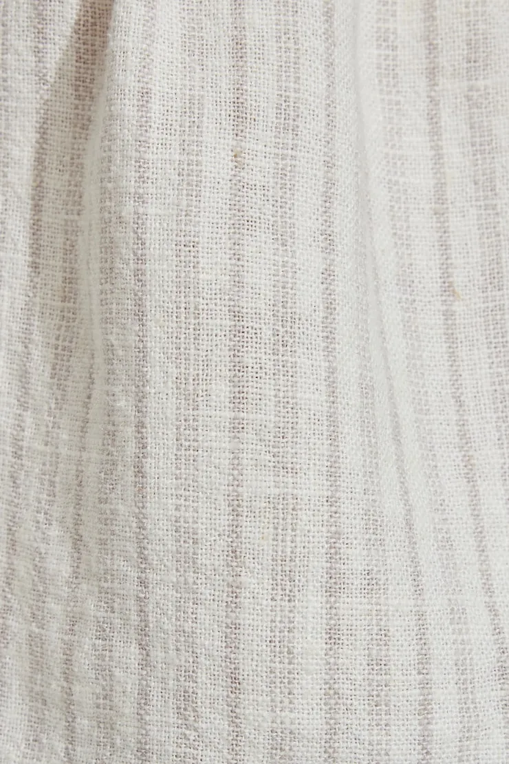 Linen Flyaway Halter Top - Garage - Beige - Women Clothing sold by Garage product image thumbnail 4