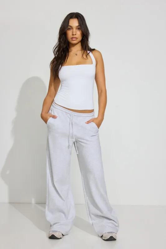 UltraFleece Wide Leg Sweatpants - Garage - Greys - Women Clothing made by Garage