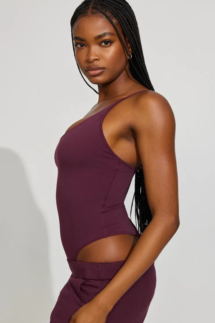 Active Scoop Bodysuit - Garage - Burgundy - Women Clothing sold by Garage product image thumbnail 2