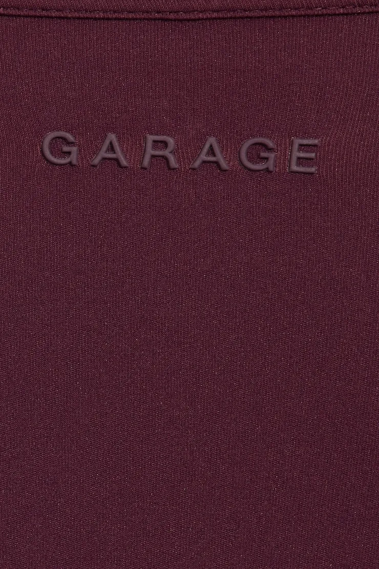 Active Scoop Bodysuit - Garage - Burgundy - Women Clothing sold by Garage product image thumbnail 4