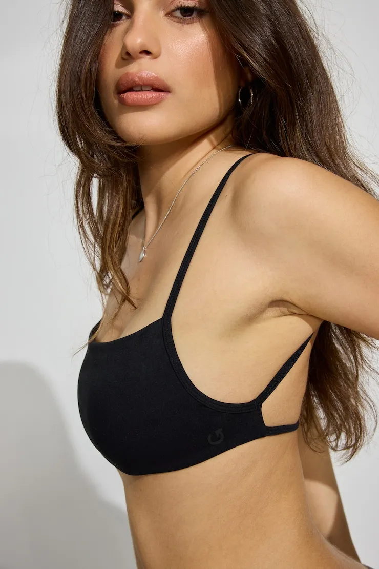 Active Cage Back Bra - Garage - Black - Women Clothing sold by Garage