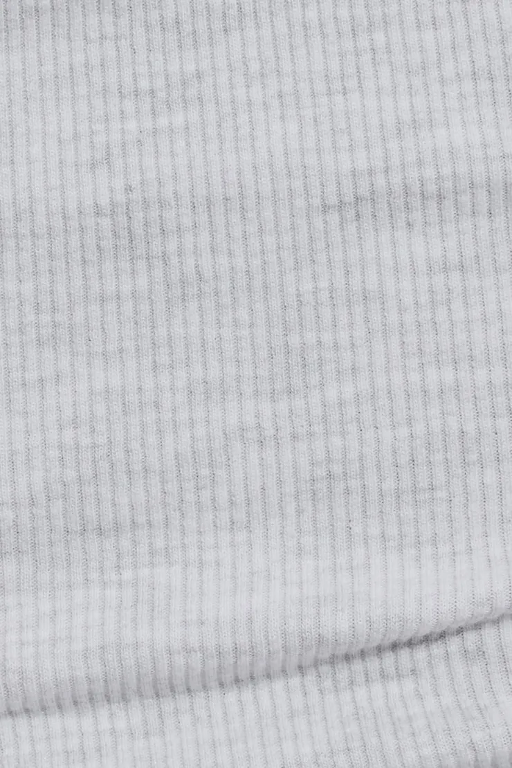 Square Neck Ribbed Tank Top - Garage - Greys - Women Clothing sold by Garage product image thumbnail 4