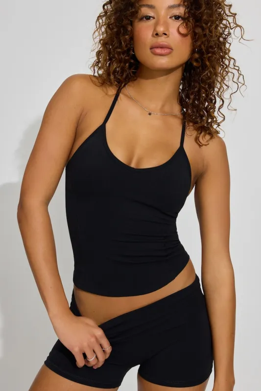 Active Y-Back Tank Top - Garage - Black - Women Clothing made by Garage
