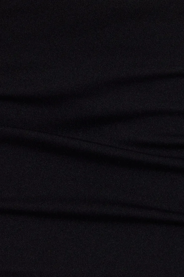 Sleek Plunge Halter Top - Garage - Black - Women Clothing sold by Garage product image thumbnail 5