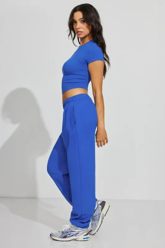 UltraFleece Boyfriend Sweatpants - Garage - Blue - Women Clothing made by Garage