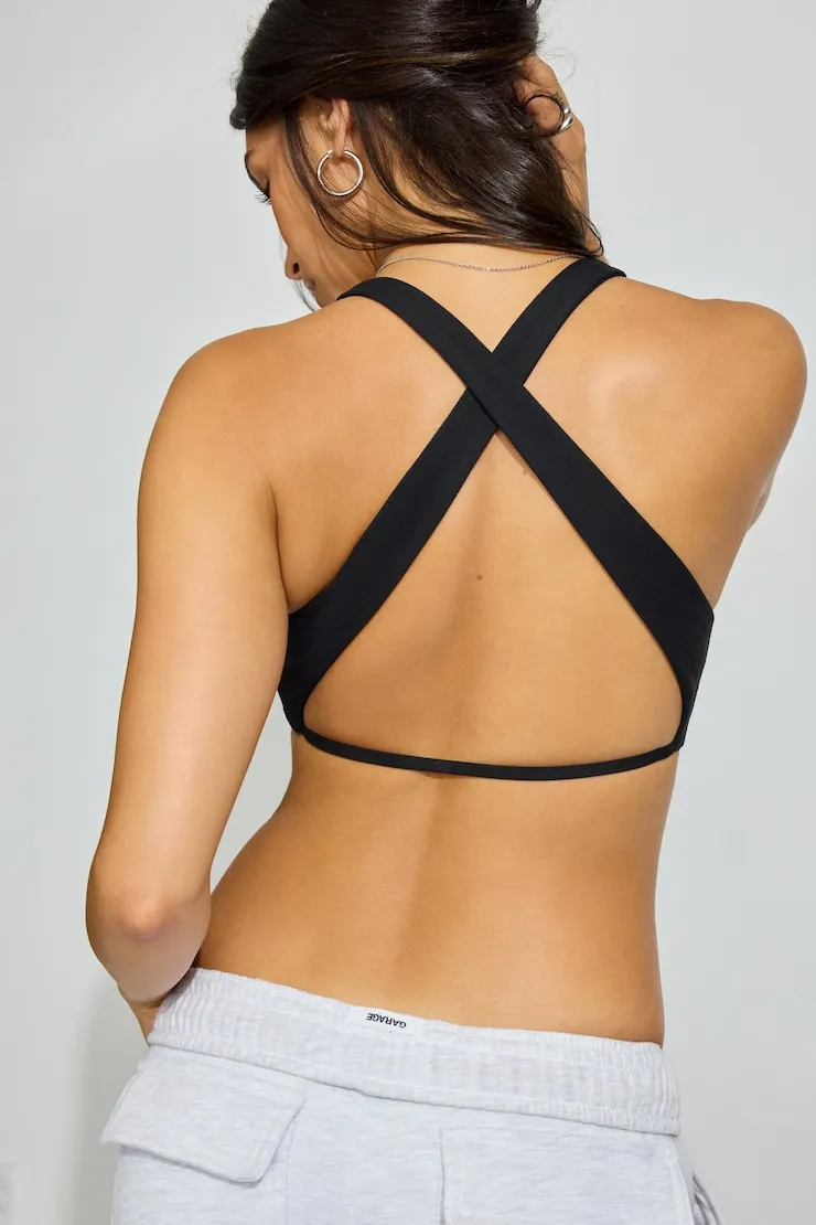 Active Micro Bra - Garage - Black - Women Clothing sold by Garage product image thumbnail 4
