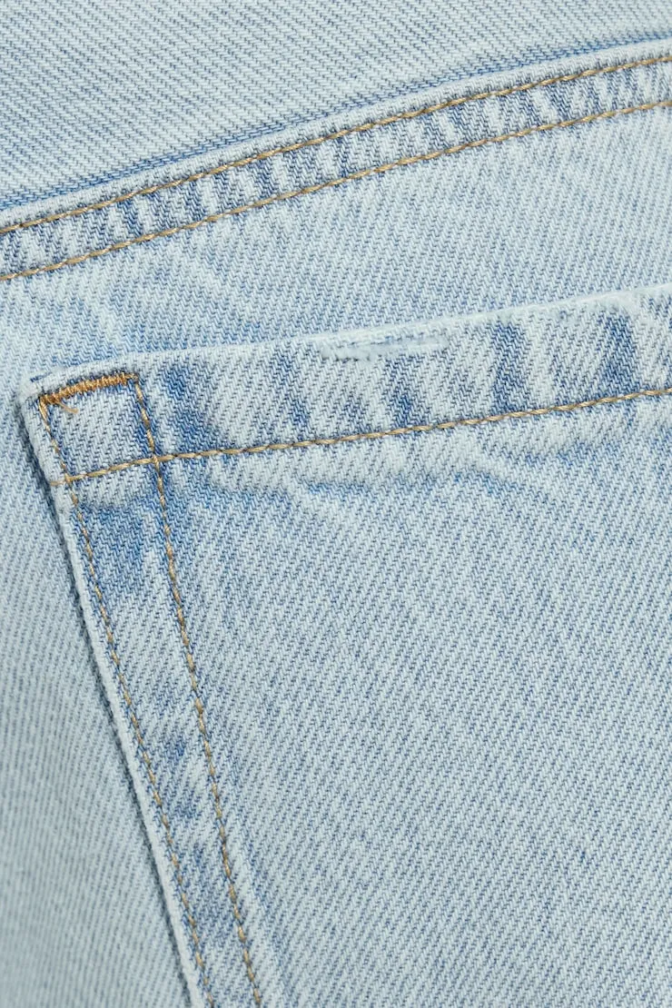 Low Rise Baggy Jeans - Garage - Blue - Women Clothing sold by Garage product image thumbnail 4