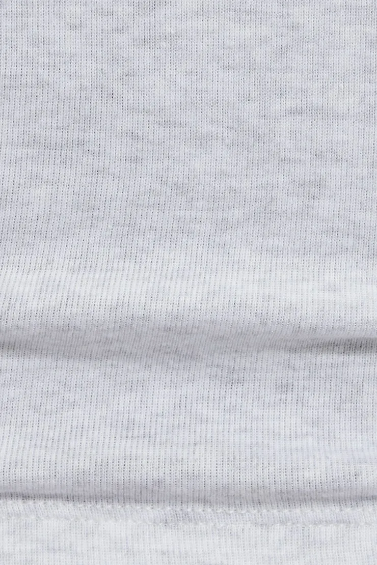 Cropped Mini T-Shirt - Garage - Greys - Women Clothing sold by Garage product image thumbnail 4