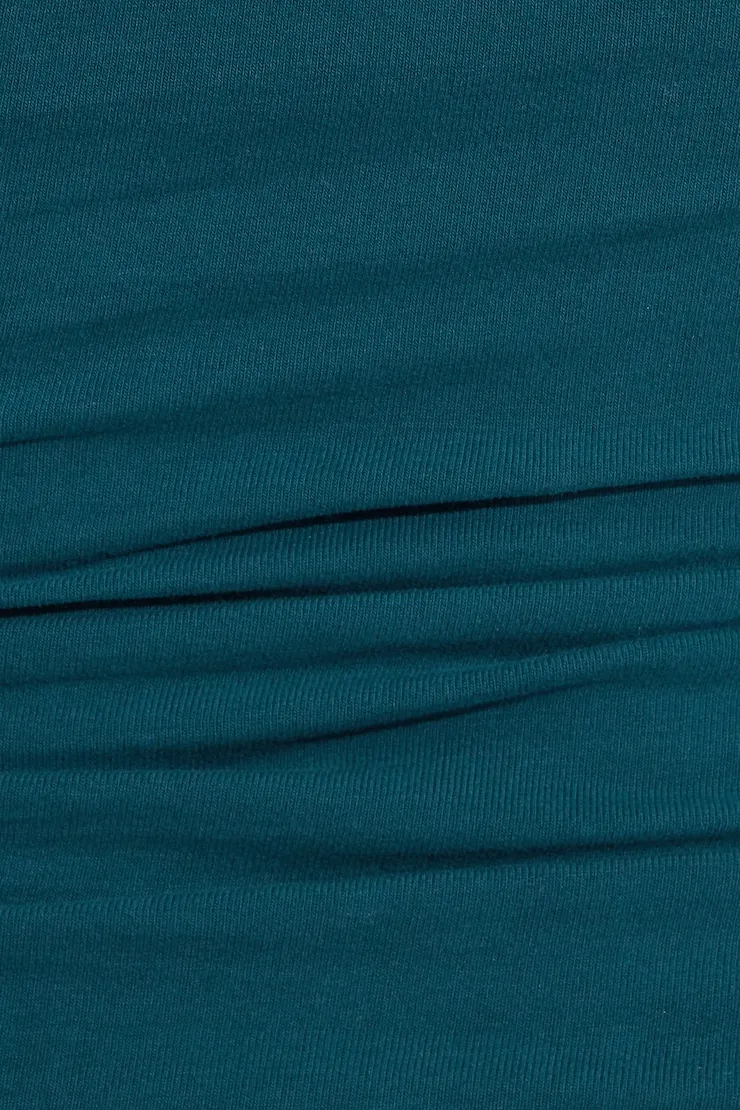 High Neck Cotton Tank Top - Garage - Blue - Women Clothing sold by Garage product image thumbnail 4
