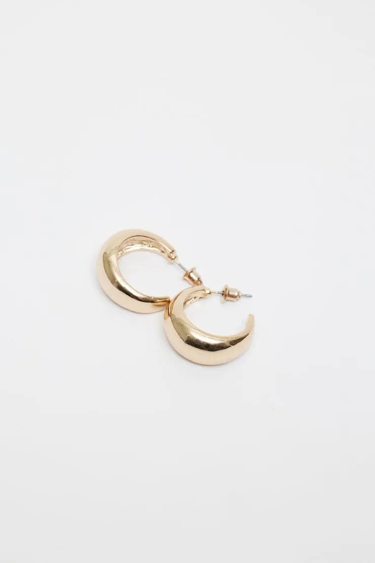 3 Pack Textured Hoop Earrings - Garage - Yellow - Women Clothing sold by Garage product image thumbnail 2