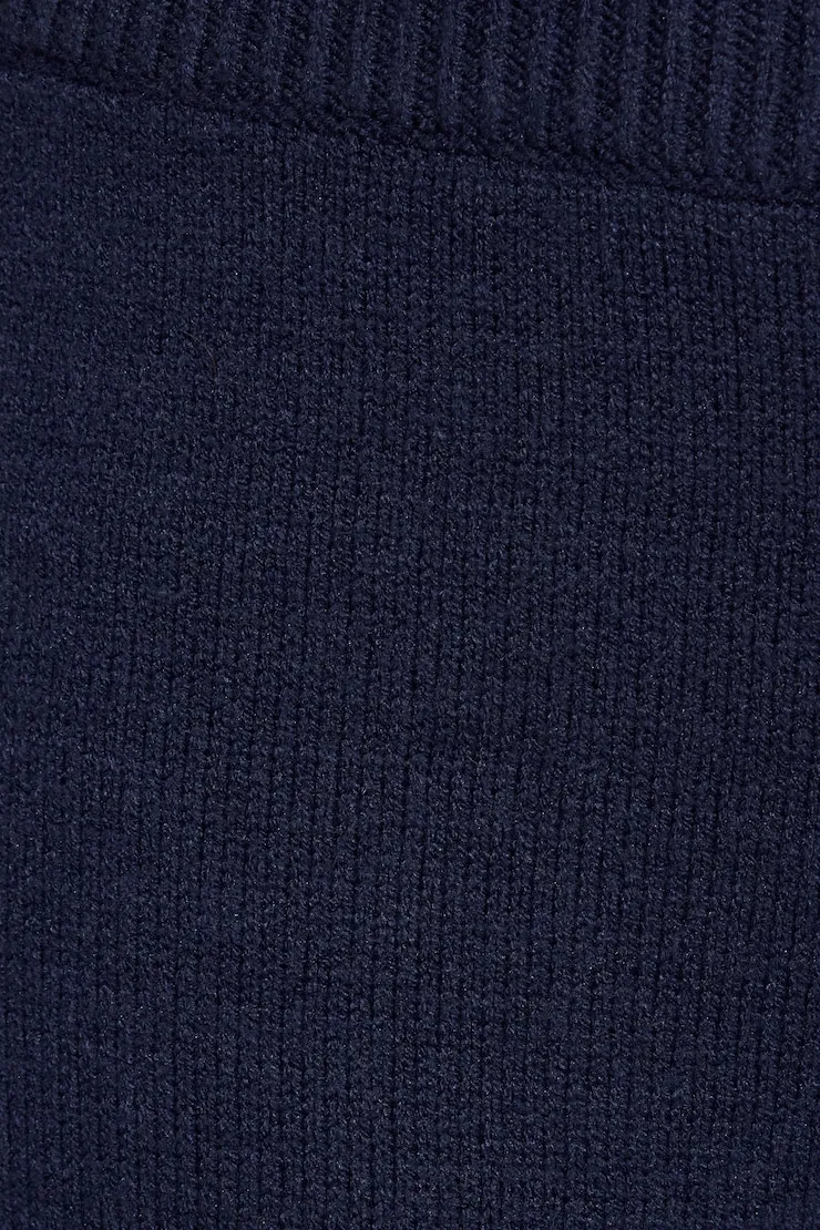 Straight Leg Sweater Pants - Garage - Navy - Women Clothing sold by Garage product image thumbnail 4