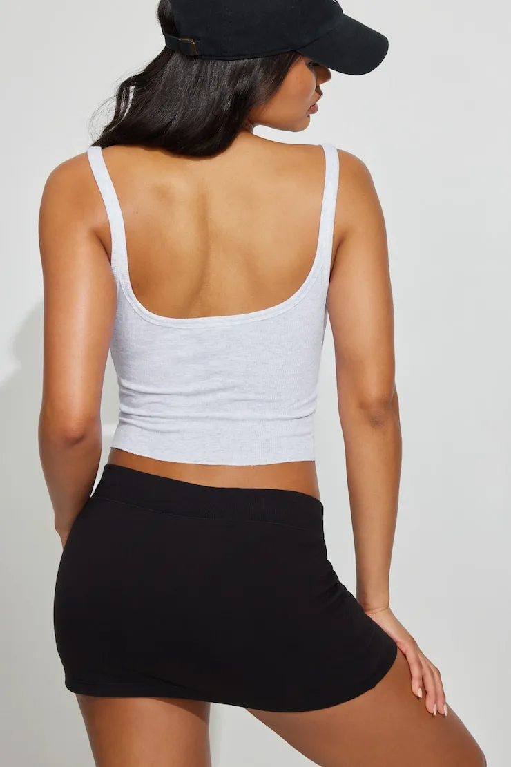 Ribbed Tank Top - Garage - Greys - Women Clothing sold by Garage product image thumbnail 3