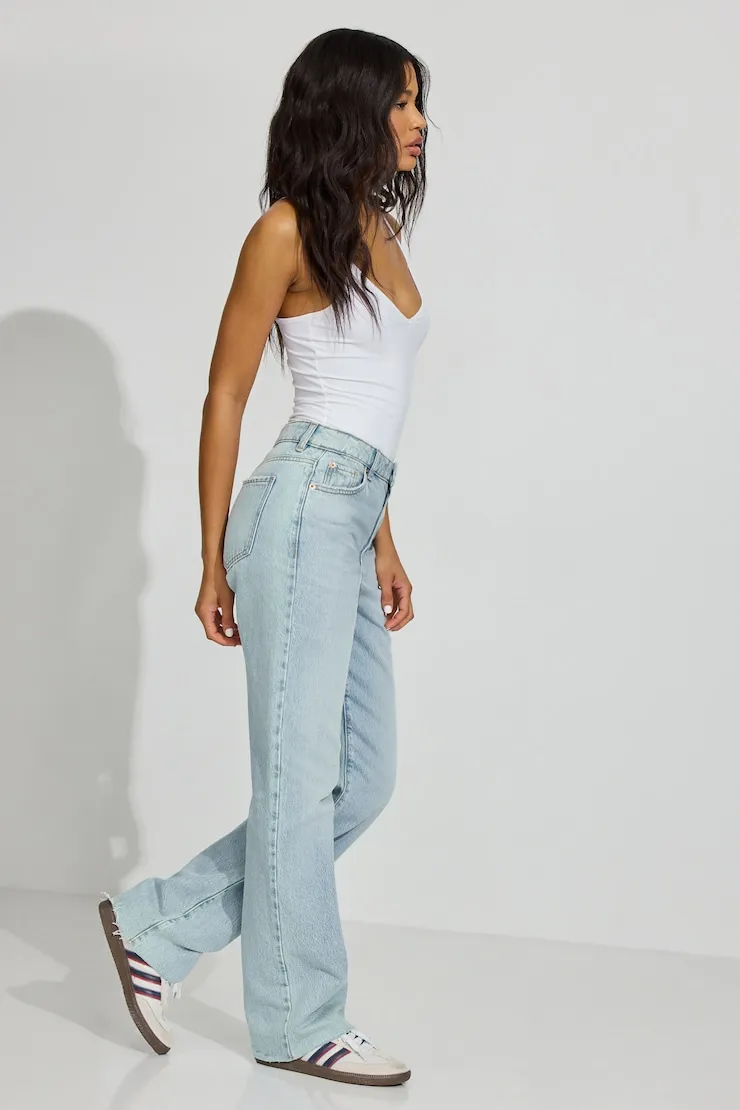 '90s Straight Jean - Garage - Blue - Women Clothing sold by Garage product image thumbnail 3