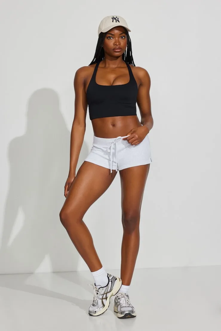 Active Cropped Racerback Tank Top - Garage - Black - Women Clothing sold by Garage product image thumbnail 2