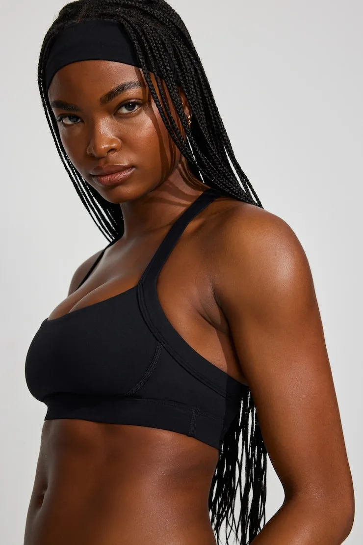Active Portrait Neck Bra - Garage - Black - Women Clothing sold by Garage product image thumbnail 2