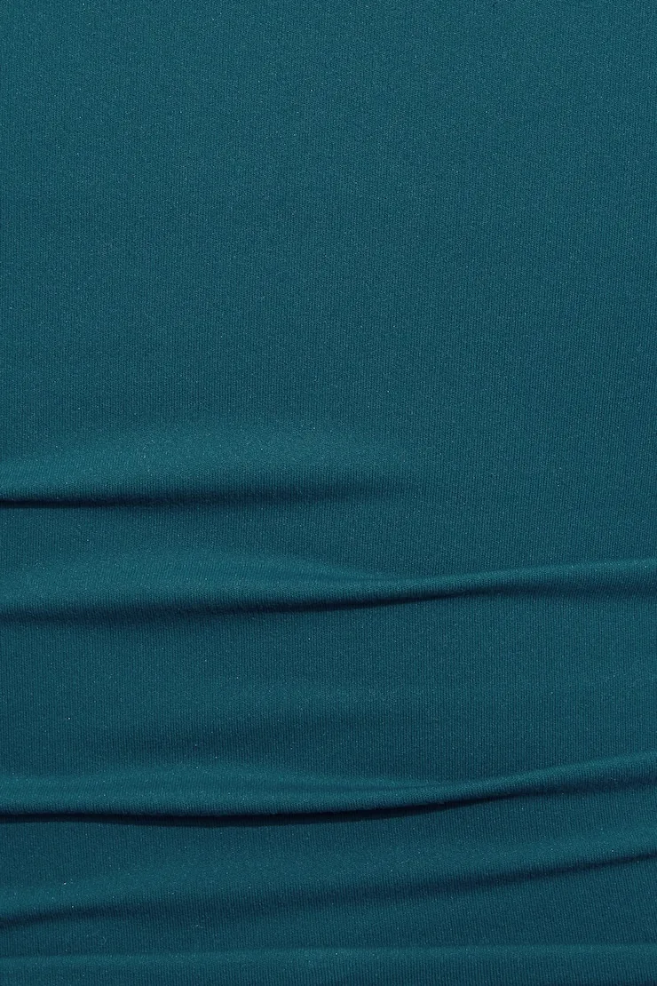 Sleek V-Neck Long Sleeve Top - Garage - Blue - Women Clothing sold by Garage product image thumbnail 4