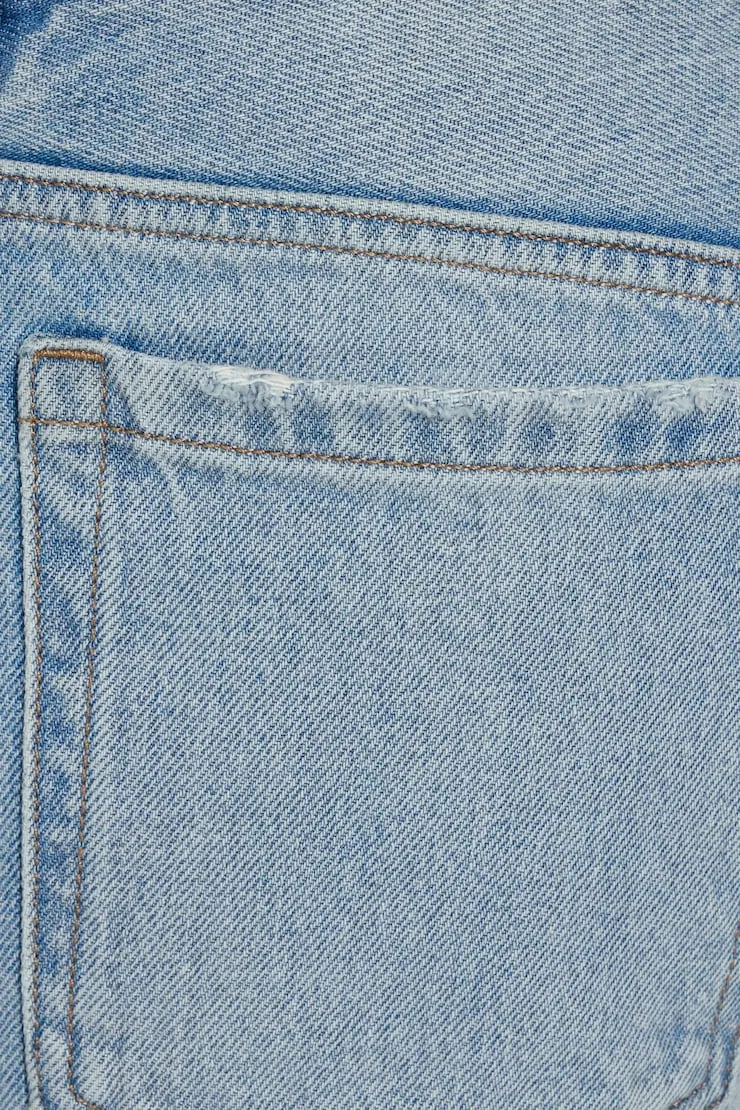 Low Rise Baggy Jeans - Garage - Blue - Women Clothing sold by Garage product image thumbnail 5