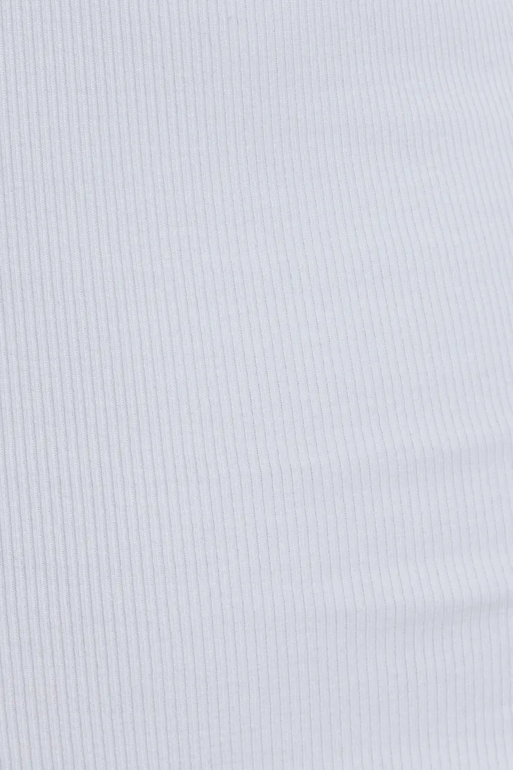 SnatchRib Racerback Tank Top - Garage - White - Women Clothing sold by Garage product image thumbnail 4