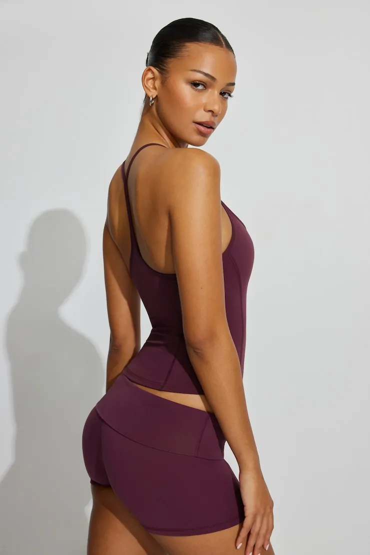 Active Y-Back Tank Top - Garage - Burgundy - Women Clothing sold by Garage product image thumbnail 4