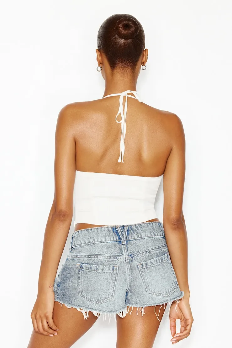 Halter Cami Bustier Top - Garage - White - Women Clothing sold by Garage product image thumbnail 3
