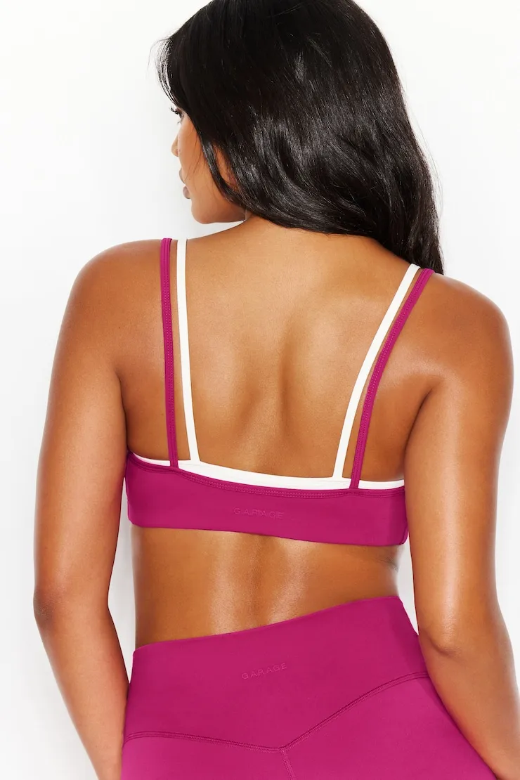Active Double Layer Bra - Garage - Pink - Women Clothing sold by Garage product image thumbnail 4