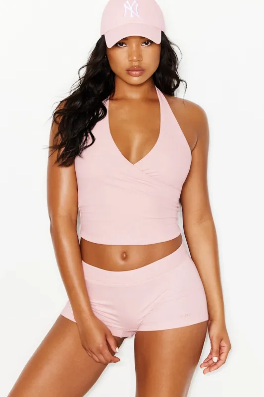 StretchTerry™ Cheeky Shorts - Garage - Pink - Women Clothing made by Garage