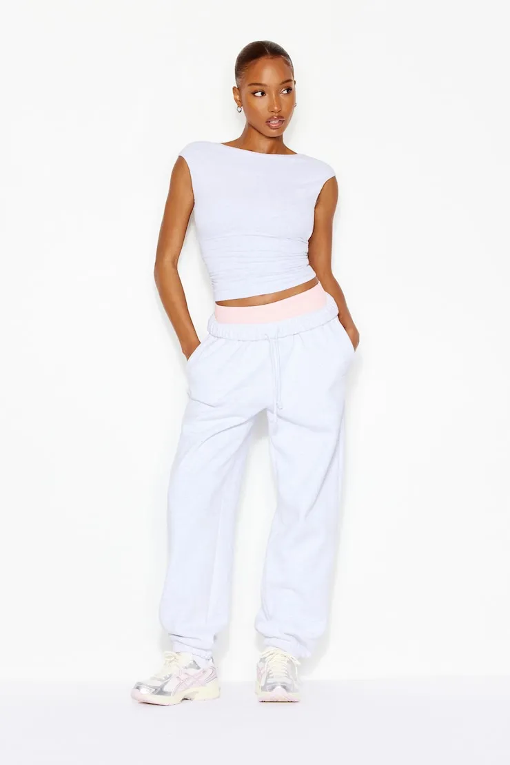 SuperSoft Ruched Back Top - Garage - Greys - Women Clothing sold by Garage product image thumbnail 2