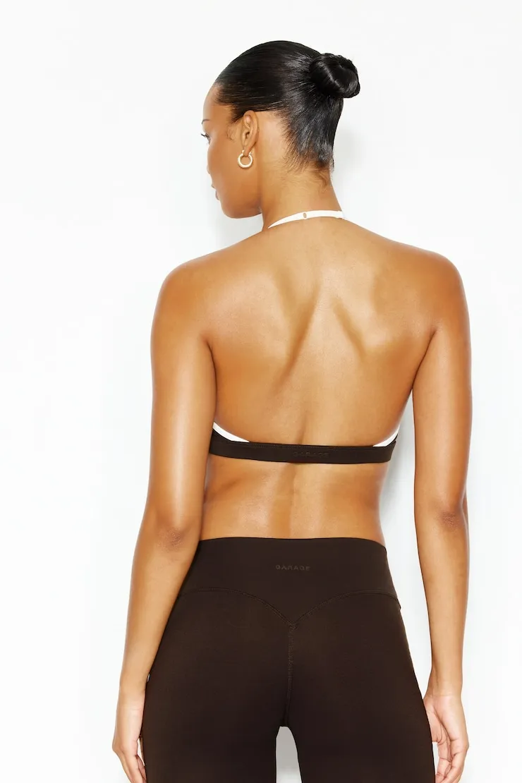 Active Micro Halter Top - Garage - Brown - Women Clothing sold by Garage product image thumbnail 4