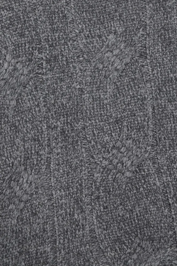 Chenille Off Shoulder Sweater - Garage - Greys - Women Clothing sold by Garage product image thumbnail 5