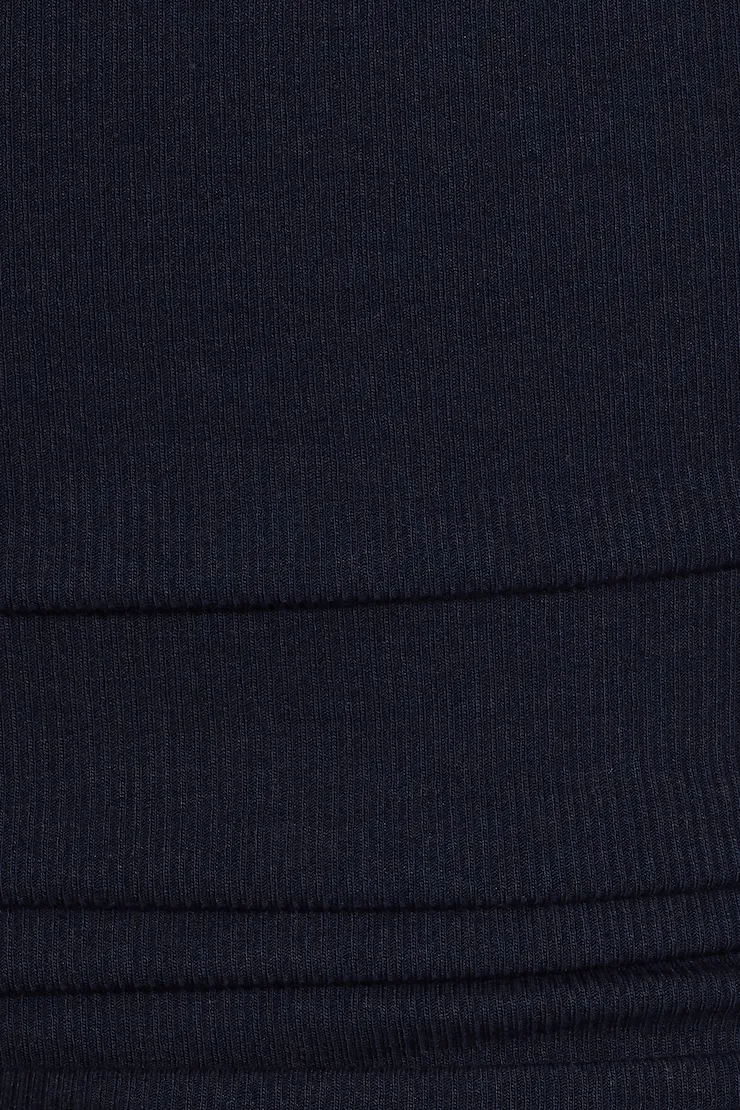 SnatchRib Scoop Tank Top - Garage - Navy - Women Clothing sold by Garage product image thumbnail 4