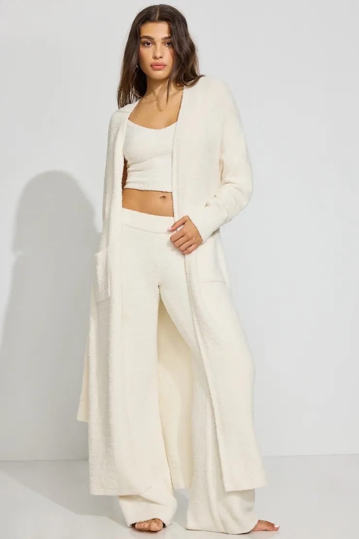 Plush Robe - Garage - Beige - Women Clothing sold by Garage
