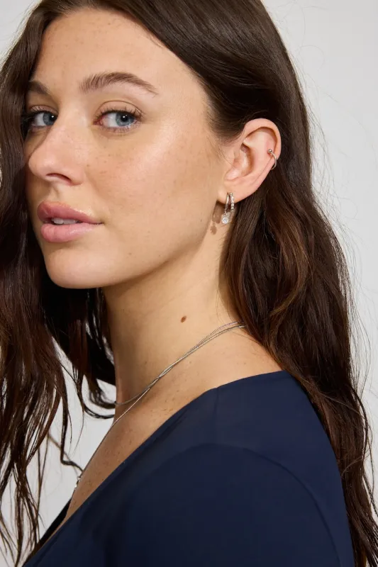6 Pack Party Cluster Earrings - Garage - Greys - Women Clothing made by Garage