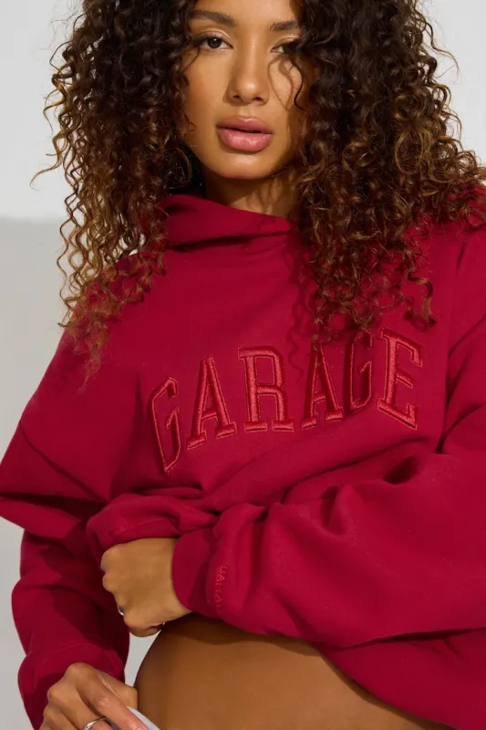 UltraFleece Hoodie - Garage - Red - Women Clothing made by Garage